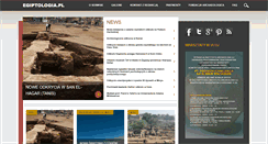 Desktop Screenshot of egiptologia.pl