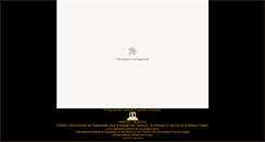 Desktop Screenshot of egiptologia.info